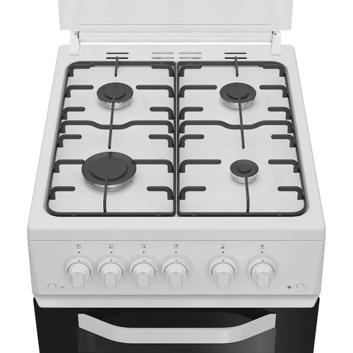 Hotpoint HTG5GCWL - White Gas Cooker - 59L - A+ Energy