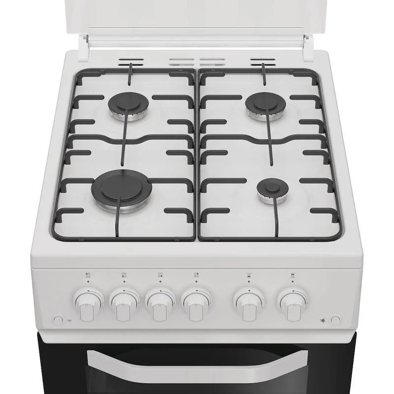 Hotpoint HTG5GCWL - White Gas Cooker - 59L - A+ Energy