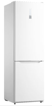 Midea MDRB424FGDW - White Freestanding 70/30 Frost Free Fridge Freezer - D energy