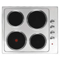 Statesman EH160SS - Stainless Steel 60cm 4 Solid Hotplate Electric Hob - 5000W