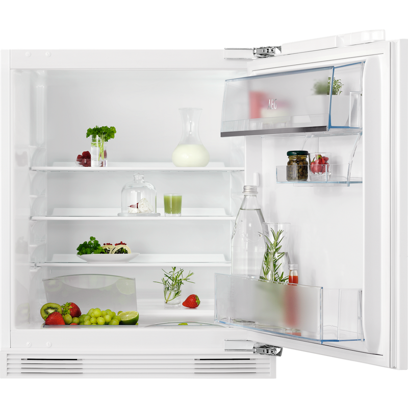 AEG NSK6I821EF - White Under Counter Fridge - 134L Capacity - E Energy Rating