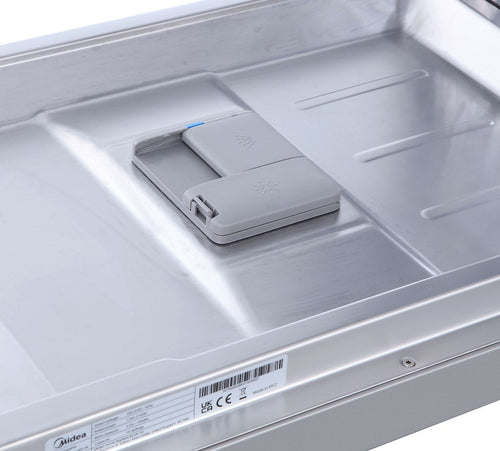 Midea MDWEF1034C(S)-WG-UK - Silver Freestanding Dishwasher - Display