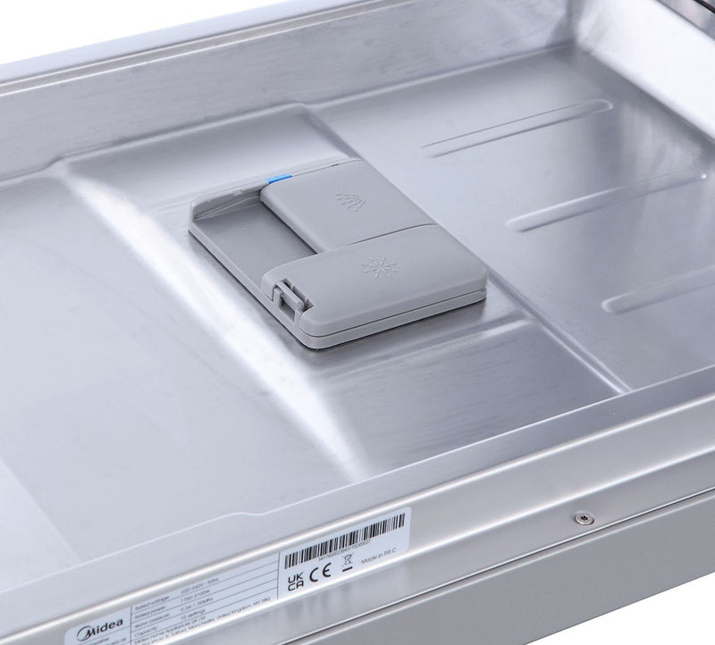 Midea MDWEF1034C(S)-WG-UK - Silver Freestanding Dishwasher - Display