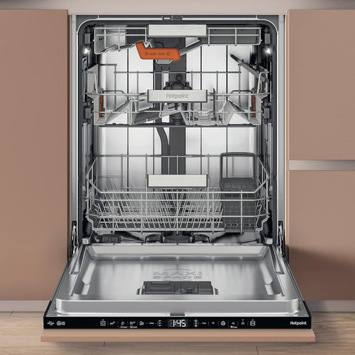 Hotpoint H8IA115M4TUS UK- Black Built-In Dishwasher - 60cm - A Energy