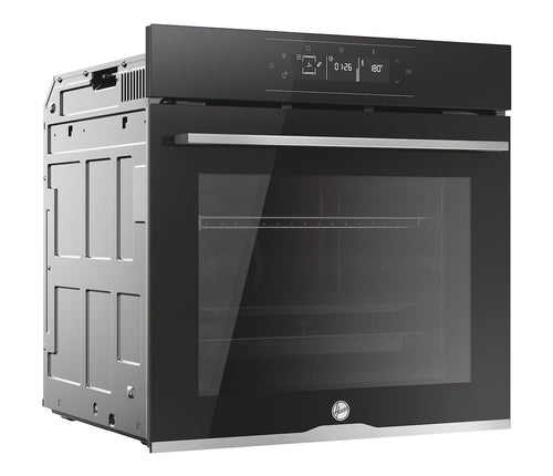 Hoover HO6 S5G3YTX - Black with Stainless Steel Single Oven - 78L - A++ Energy