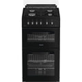 Hotpoint HDG5GCB - Black 50cm Gas Double Cooker - 59L - A+ Energy
