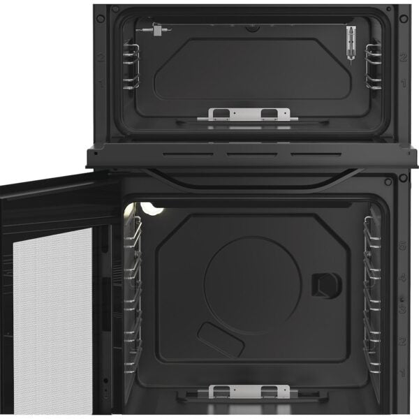 Hotpoint HDG5GCB - Black 50cm Gas Double Cooker - 59L - A+ Energy