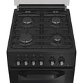 Hotpoint HDG5GCB - Black 50cm Gas Double Cooker - 59L - A+ Energy