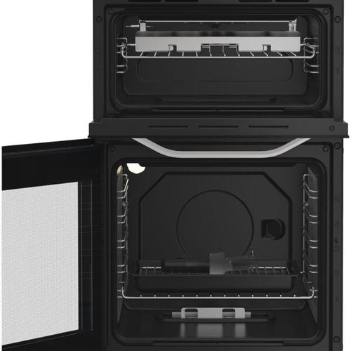 Hotpoint HTG5GCW - White Gas Double Cooker - 59L - A+ Energy