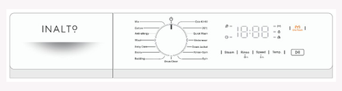 Inalto INWM101400W - White 10KG Washing Machine - 1400 RPM - A energy