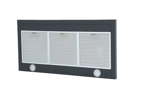 Montpellier MH1000BK - Black 100cm Chimney Hood - 285m³/h - A Energy