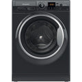 Hotpoint NSWM 1046 BS UK - Black Freestanding 10KG Washing Machine - 1400 RPM - A energy