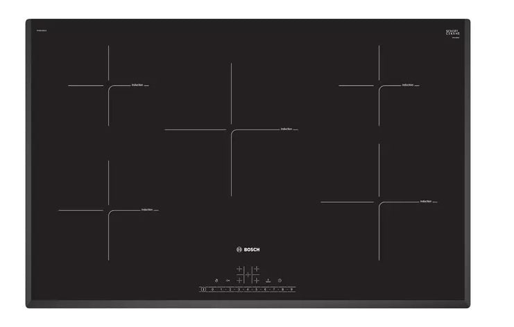 Bosch PIV851FB1E - Black 5 Zone Electric Hob