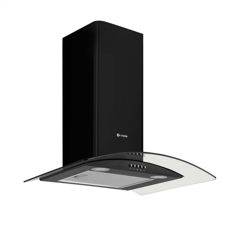 Caple CGC611BK black glass chimney hood body; plasma version PLASCGC611BK