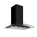 Caple CGC711BK black glass chimney hood body; plasma version PLASCGC711BK