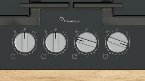 Bosch PPP6A6I40 - Black Gas Hob - 60cm - 4 Cooking Zones