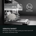 AEG GT6200B2SNM - Semi Integrated 14 Place Setting Dishwasher - 44 dB - B Energy