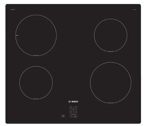 Bosch PUG61RAA5B - Black 4 Zone Induction Hob