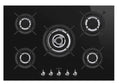 Smeg PV375CN - Black 5 Zone Gas Hob