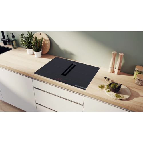 Bosch PVQ731H26E - Black 4 Zone Venting Hob - B energy