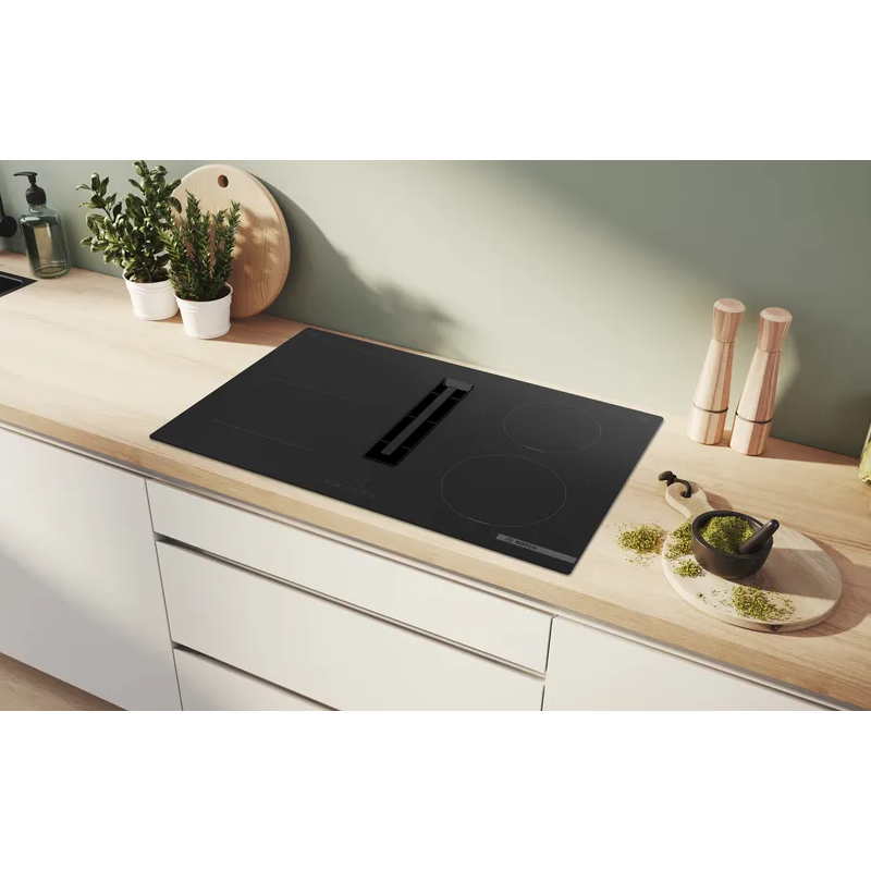 Bosch PVS811B16E - Black 4 Zone Venting Hob - B energy