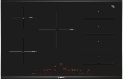 Bosch PXV875DV1E - Black 5 Zone Electric Hob