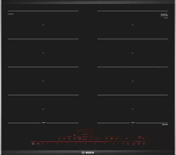 Bosch PXX675DV1E - Black 4 Zone Electric Hob
