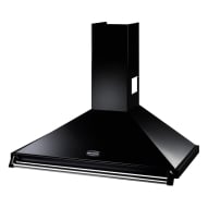 Rangemaster RCLAHDC100BL/C - Black 100cm Chimney Extractor - B Energy Rating