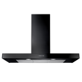 Rangemaster UHDF100BL - Black 100CM Chimney Hood - B Energy Rating