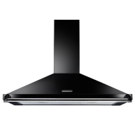 Rangemaster RCLAHDC100BL/C - Black 100cm Chimney Extractor - B Energy Rating