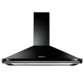 Rangemaster RCLAHDC100BL/C - Black 100cm Chimney Extractor - B Energy Rating