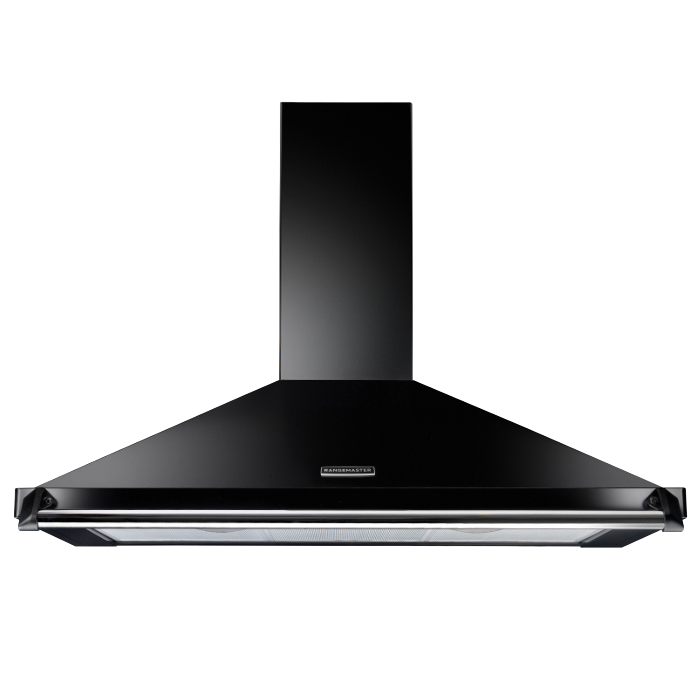 Rangemaster RCLAHDC100BL/C - Black 100cm Chimney Extractor - B Energy Rating