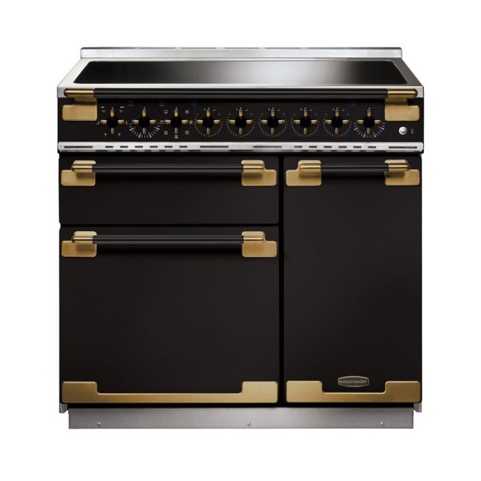 Rangemaster ELISE Luxe ELS90EIGB/BE - Black 90cm Range Cooker - Induction - A Energy