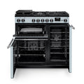 Rangemaster Professional PR90DFPMSB/CM1 - Blue Range Cooker - 5 Cooking Zones - A energy