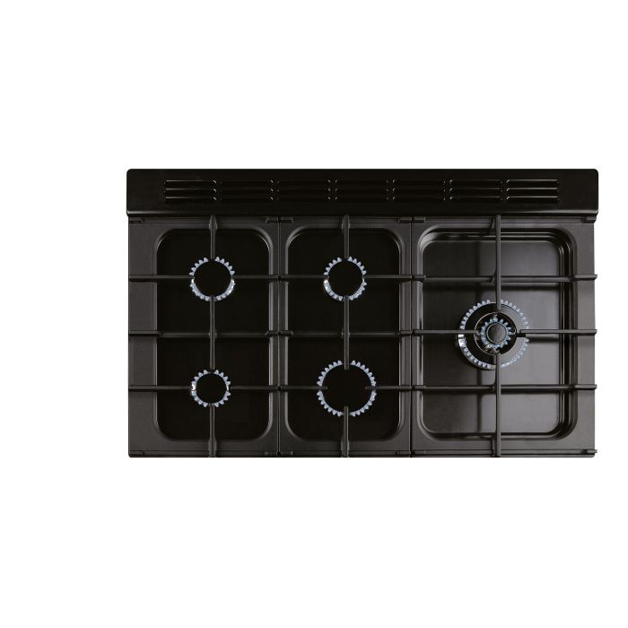 Rangemaster PRDL100DFPBOR/CM1 - Bordeaux Range Cooker - 5 Zones - A energy