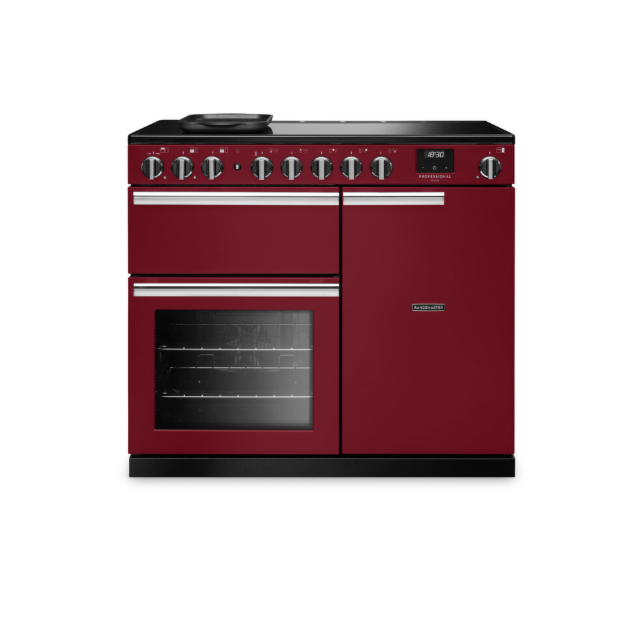 Rangemaster PRDL100EIPBOR/CM1 - Bordeaux 100cm Electric Range Cooker - Induction Hob - A Energy