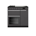 Rangemaster Professional Deluxe PRDL90EIPSLT/CM1 - Slate 90cm Electric Range Cooker - Induction Hob - A energy