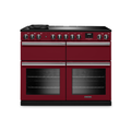 Rangemaster PRDLB110EIPBOR/CM1 - Red 110CM Induction Range Cooker - 5 Cooking Zones - A/A Energy