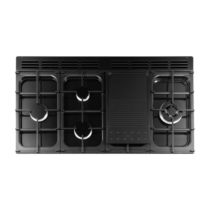 Rangemaster Professional PRO110DFPMSB/CM1 - Blue Dual Fuel Range Cooker - 6 Zones - A Energy