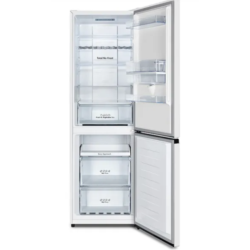 Hisense RB390N4WW1 - White Freestanding 60/40 Frost Free Fridge Freezer - F energy