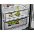AEG RCB636E2MX - Stainless steel Freestanding Frost Free Fridge Freezer - E energy