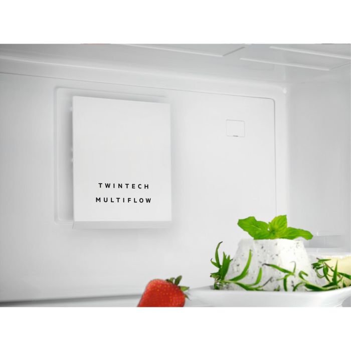 AEG RCB636E2MX - Stainless steel Freestanding Frost Free Fridge Freezer - E energy