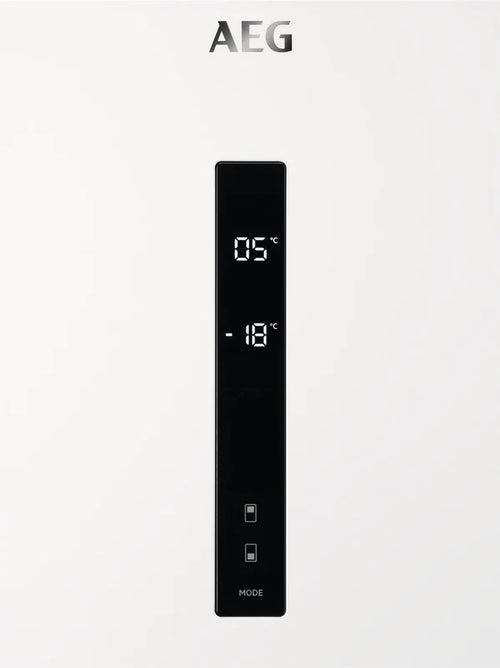 AEG RCB632E3MW - White Freestanding 60/40 Frost Free Fridge Freezer - E energy