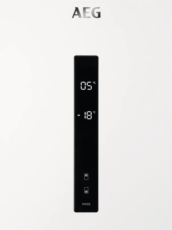 AEG RCB632E3MW - White Freestanding 60/40 Frost Free Fridge Freezer - E energy