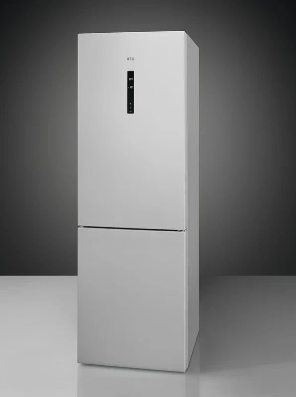 AEG RCB632E3MW - White Freestanding 60/40 Frost Free Fridge Freezer - E energy