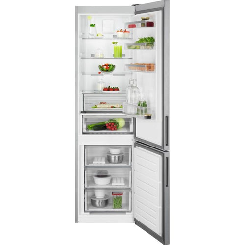 AEG RCB636E2MX - Stainless steel Freestanding Frost Free Fridge Freezer - E energy