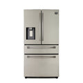 Samsung RF24R7201SR/EU - Stainless steel Freestanding  Frost Free American Fridge Freezer - F energy