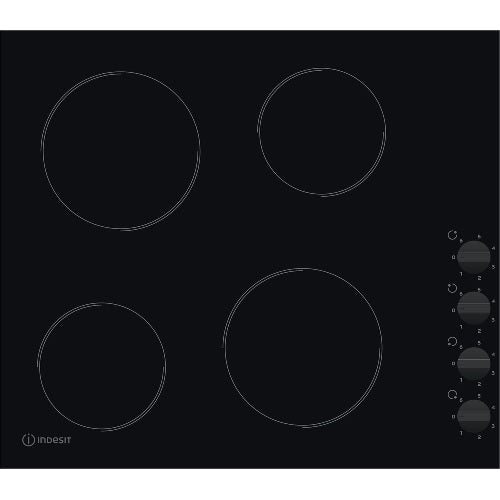 Indesit RI 860 C - Black 4 Zone Ceramic Hob