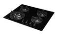 Rangemaster RMB60HPNGFGL - Black 4 Zone Gas Hob