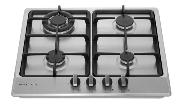 Rangemaster RMB60HPNGFSS - Stainless steel 4 Zone Gas Hob